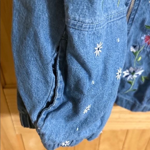 TEDDI Embroidered Blue Denim Jacket - Picture 4 of 5